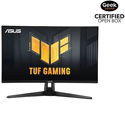 Boîte ouverte - Moniteur de jeu G-Sync FreeSync DEL IPS HD intégrale GTG 1 ms 280 Hz de 27 po TUF d'ASUS (VG279QM1A)