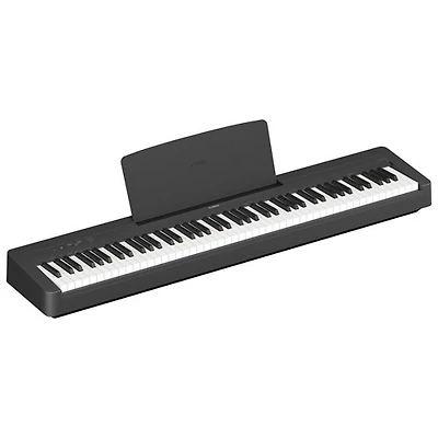 Piano numérique à 88 touches avec mécanisme à marteaux gradués compact P-145 de Yamaha - Noir