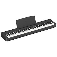 Piano numérique à 88 touches avec mécanisme à marteaux gradués compact P-145 de Yamaha - Noir