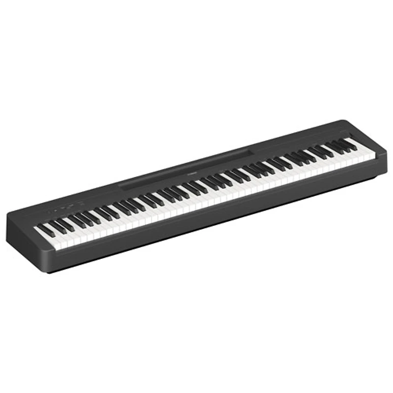 Piano numérique à 88 touches avec mécanisme à marteaux gradués compact P-145 de Yamaha - Noir