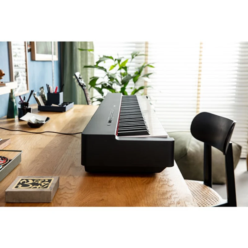 Yamaha P-225 88-Key Graded Hammer Compact Digital Piano - Black