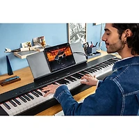 Yamaha P-225 88-Key Graded Hammer Compact Digital Piano - Black