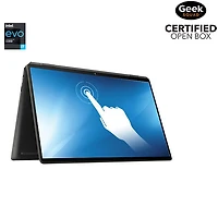 Boîte ouverte - Portable 2-en-1 à écran tactile de 16 po Spectre x360 de HP - Noir nocturne (Evo Core i7-1360P d'Intel/SSD 1 To/RAM 32 Go)