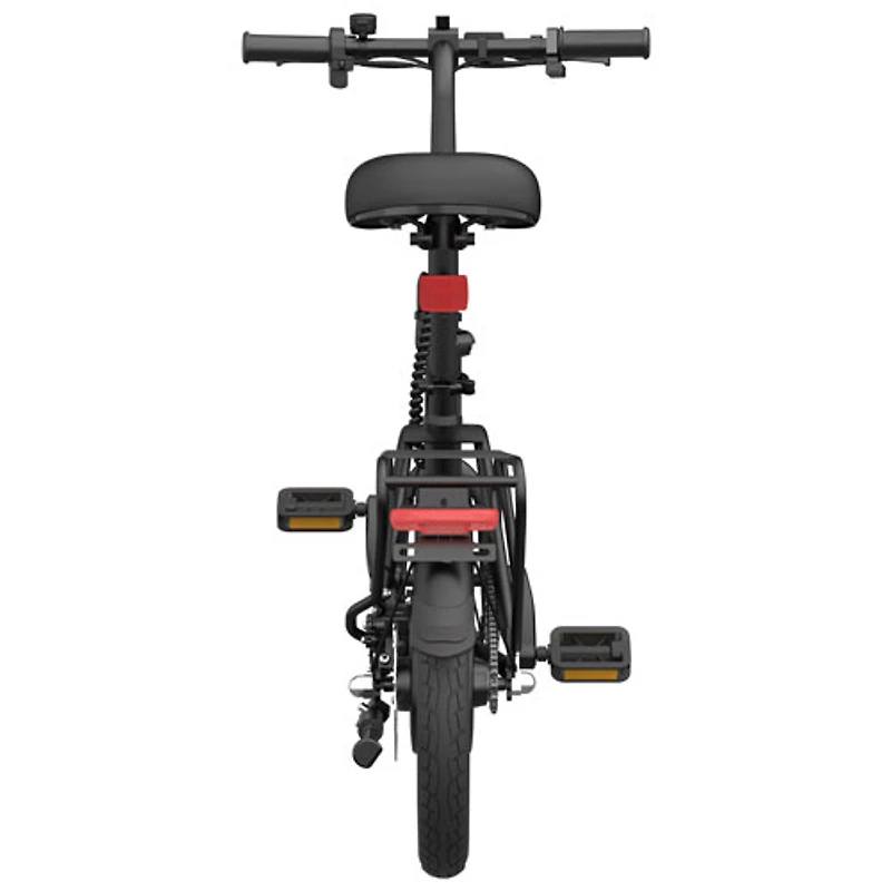 Blutron EB350F 350W Foldable Compact Electric Bike (Up to 33km Battery Range / 32km/h Top Speed) - Black - Exclusive Retail Partner