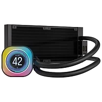 Système de refroidissement liquide de processeur de 360 mm iCUE H100i ACL XT de Corsair