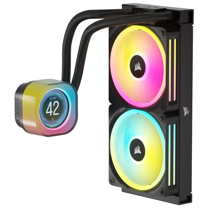 Système de refroidissement liquide de processeur de 360 mm iCUE H100i ACL XT de Corsair