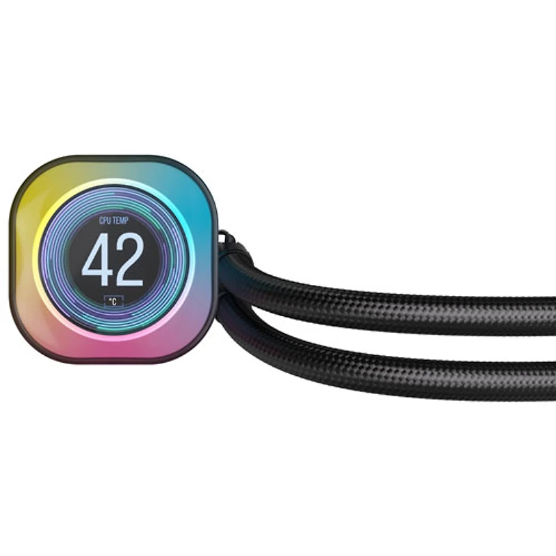 Système de refroidissement liquide de processeur de 360 mm iCUE H100i ACL XT de Corsair