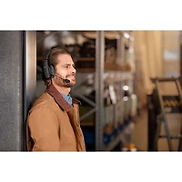 BlueParrott B450-XT Wireless Bluetooth Mono Headset with 96% Noise-Cancelling Microphone & Padded Headband