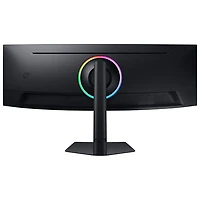 Moniteur de jeu FreeSync DEL incurvé VA 240 Hz 49 po de Samsung avec temps de réponse de 1 ms gris à gris (LS49CG952ENXZA) - Noir