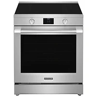 Cuisinière à induction autonome à 5 éléments avec convection véritable et friture à air chaud 6,2 pi³ 30 po Professional de Frigidaire - Acier inoxydable