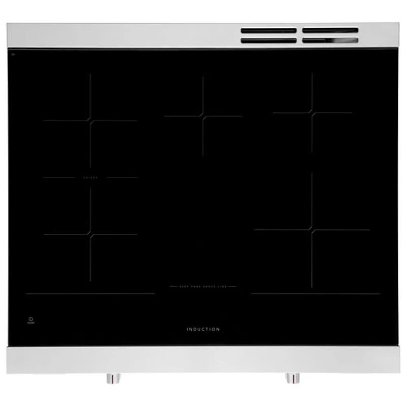 Frigidaire Professional 30" 6.2 Cu. Ft. True Convection 5-Element Freestanding Induction Air Fry Range - Stainless Steel