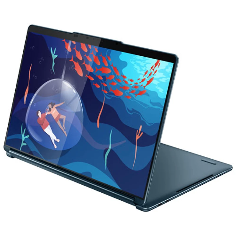 Portable à écran tactile de 13 po Yoga Book 9i de Lenovo - Bleu sarcelle (Evo i7-1355U d'Intel/SSD 1 To/RAM 16 Go/Windows 11)