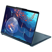 Portable à écran tactile de 13 po Yoga Book 9i de Lenovo - Bleu sarcelle (Evo i7-1355U d'Intel/SSD 1 To/RAM 16 Go/Windows 11)
