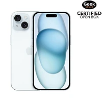 Boîte ouverte - iPhone 15 de 512 Go d'Apple - Bleu - Déverrouillé
