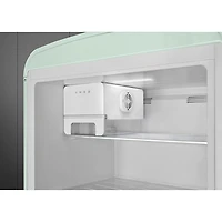 Smeg Retro 32" 19.2 Cu. Ft. Top Freezer Refrigerator with Ice Dispenser (FAB50URPG3) - Pastel Green