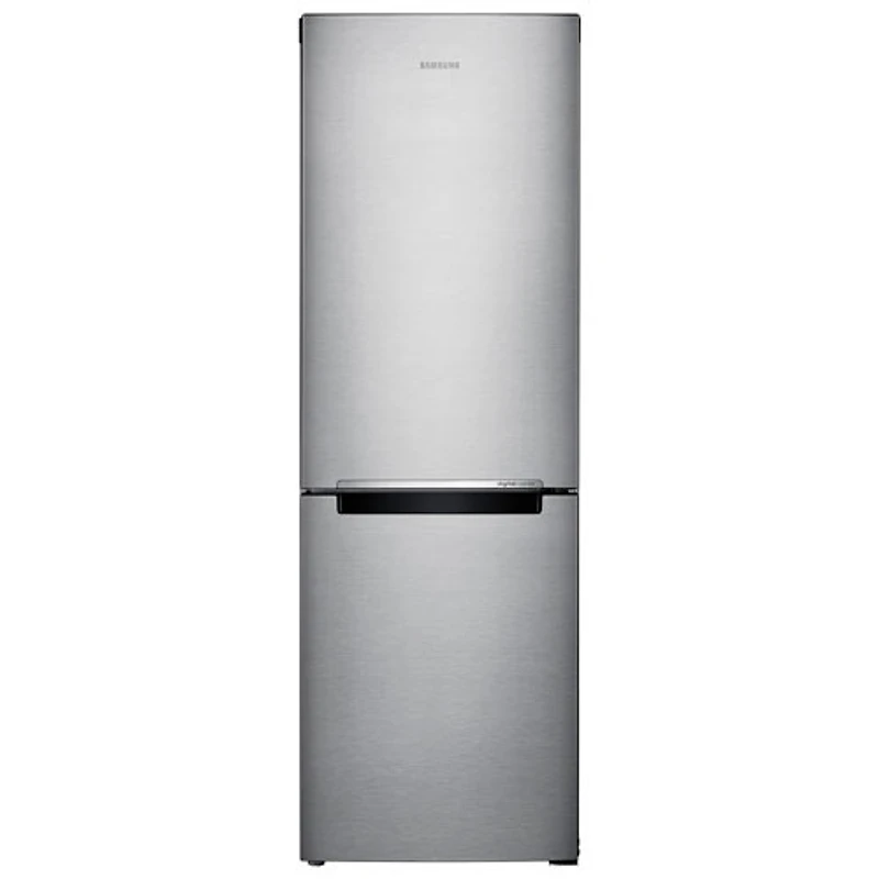 Boîte ouverte - Réfrigérateur à congélateur inférieur 10,3 pi³ 24 po de Samsung (RB10FSR4ESR/AA) - Inox - Parfait état