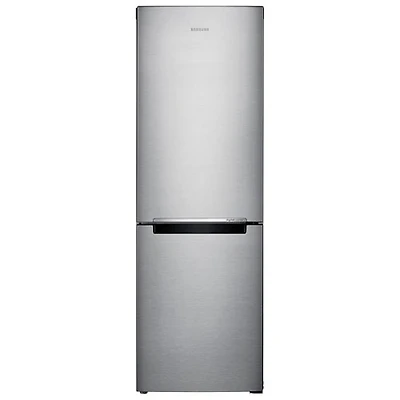 Boîte ouverte - Réfrigérateur à congélateur inférieur 10,3 pi³ 24 po de Samsung (RB10FSR4ESR/AA) - Inox - Parfait état