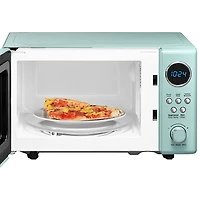Insignia Retro 0.7 Cu. Ft. Retro Compact Microwave (NS-MW7RM5-C) - Mint - Only at Best Buy