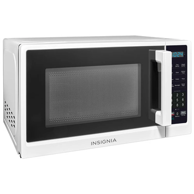 Insignia 0.7 Cu. Ft. Compact Microwave (NS-MW7WH5-C) - White - Only at Best Buy