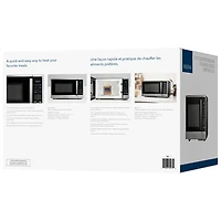 Insignia 0.9 Cu. Ft. Compact Countertop Microwave (NS-MW9SS5-C) - Stainless Steel - Only at Best Buy