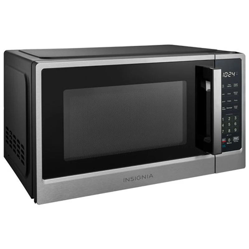 Insignia 0.9 Cu. Ft. Compact Countertop Microwave (NS-MW9SS5-C) - Stainless Steel - Only at Best Buy