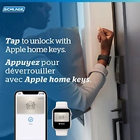Serrure intelligente à pêne dormant Wi-Fi Encode Plus de Schlage - Noir mat