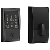 Serrure intelligente à pêne dormant Wi-Fi Encode Plus de Schlage - Noir mat