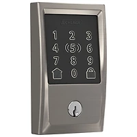 Serrure intelligente à pêne dormant Wi-Fi Encode Plus de Schlage - Nickel satiné
