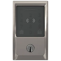 Serrure intelligente à pêne dormant Wi-Fi Encode Plus de Schlage - Nickel satiné