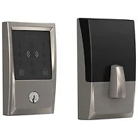 Serrure intelligente à pêne dormant Wi-Fi Encode Plus de Schlage - Nickel satiné