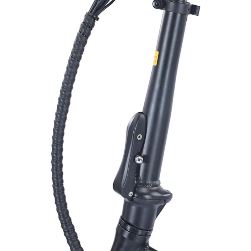 Vélo de promenade électrique repliable à gros pneus PowerPath de GoTyger (moteur 500 W/autonomie jusqu'à 45 km) - Noir