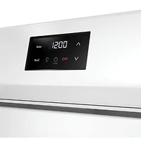 Cuisinière électrique autonome à 5 éléments de 5,3 pi³ et 30 po de Frigidaire (FCRE305CBW) - Blanc