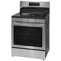 Cuisinière électrique autonome à convection véritable de 5,3 pi³ et 30 po Gallery de Frigidaire (GCRE306CBF) - Inox