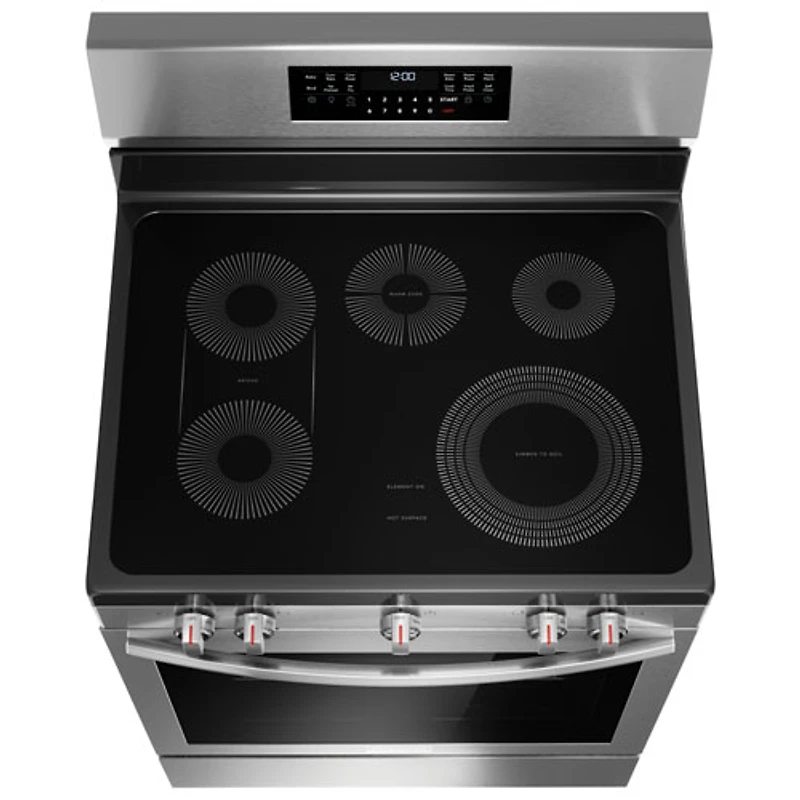 Cuisinière électrique autonome à convection véritable de 5,3 pi³ et 30 po Gallery de Frigidaire (GCRE306CBF) - Inox