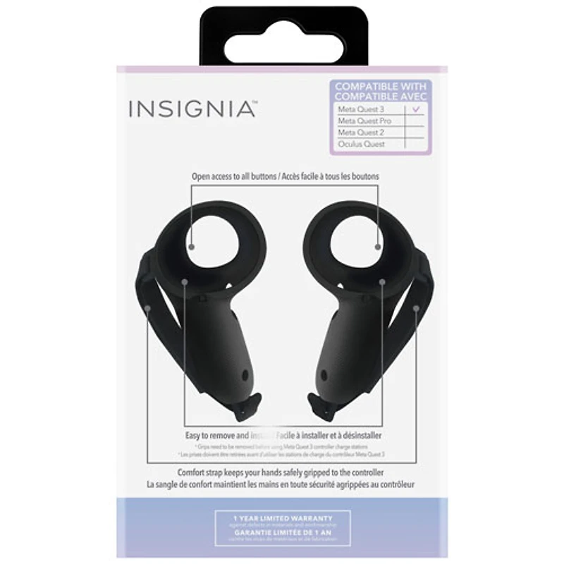 Prises pour Meta Quest 3 d'Insignia - Noir