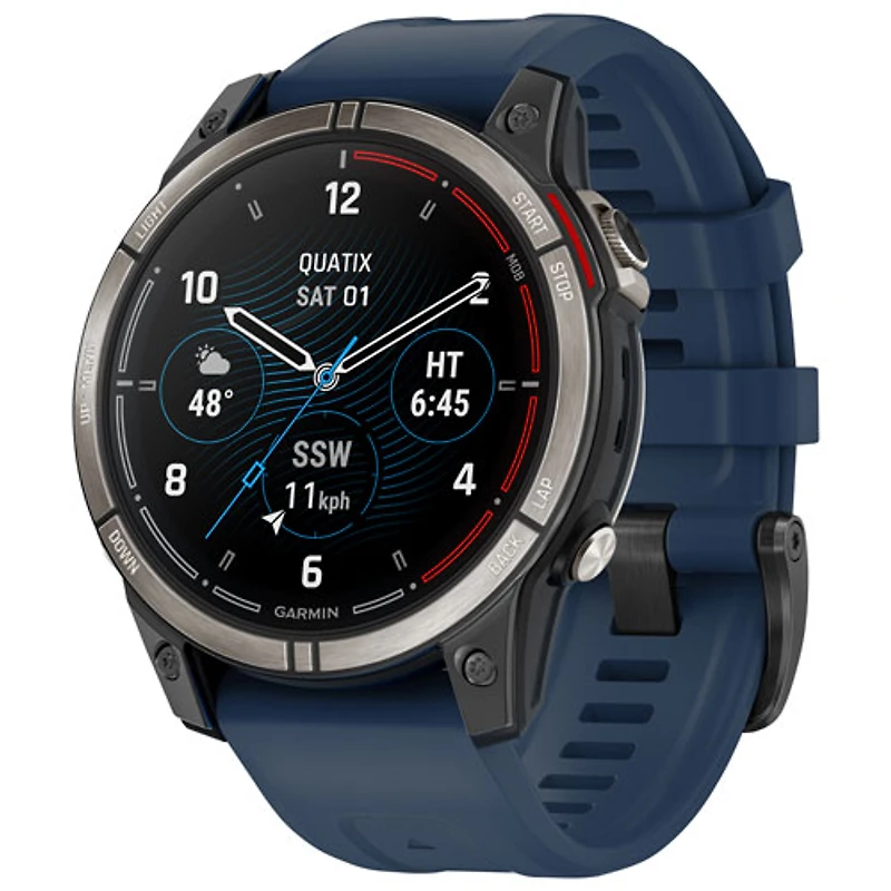 Garmin Quatix 7 Pro 47mm Bluetooth Sailing Smartwatch - Navy