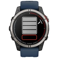 Montre intelligente nautique Bluetooth de 47 mm Quatix 7 Pro de Garmin - Bleu marine