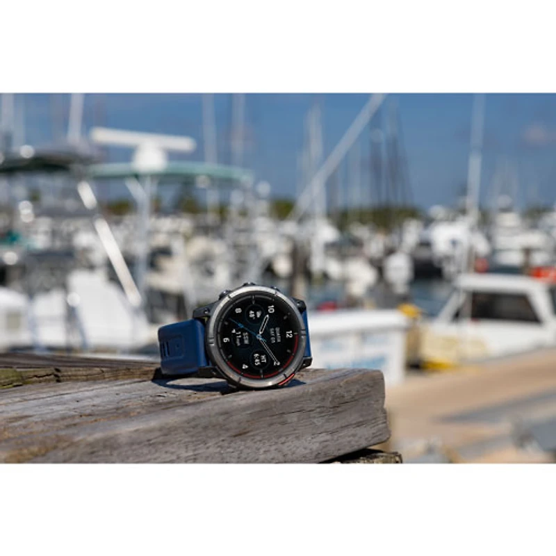 Garmin Quatix 7 Pro 47mm Bluetooth Sailing Smartwatch - Navy
