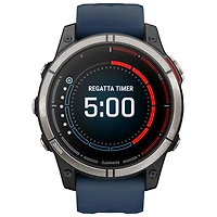 Montre intelligente nautique Bluetooth de 47 mm Quatix 7 Pro de Garmin - Bleu marine