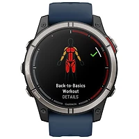 Garmin Quatix 7 Pro 47mm Bluetooth Sailing Smartwatch - Navy