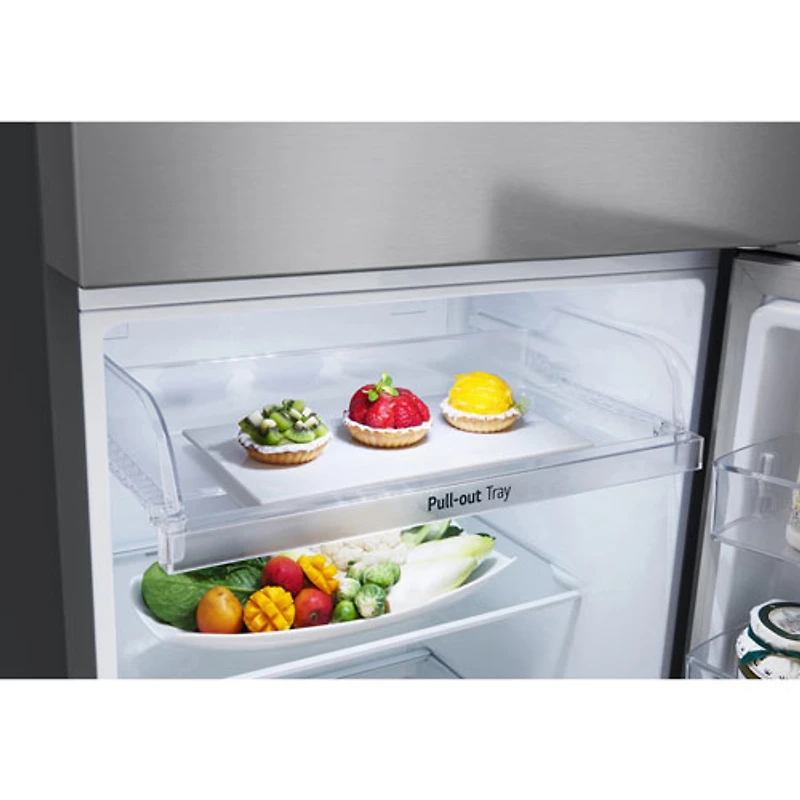 LG 24" 11.1 Cu. Ft. Top Freezer Refrigerator (LT11C2000V) - Platinum Silver