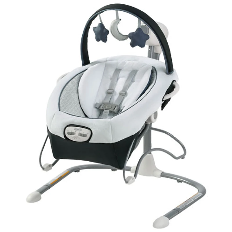 Siège pivotant Soothe 'n Sway LX avec siège rehausseur portatif de Graco