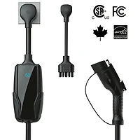 Pion Power Flex-AC 40A Level 2 Portable Smart Electric Vehicle (EV) Charger - Black