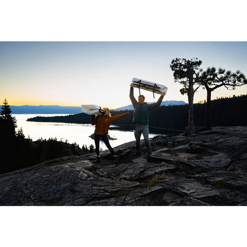 Kayak pliable de 9 pi avec pagaie Lake d'Oru Kayak - Blanc