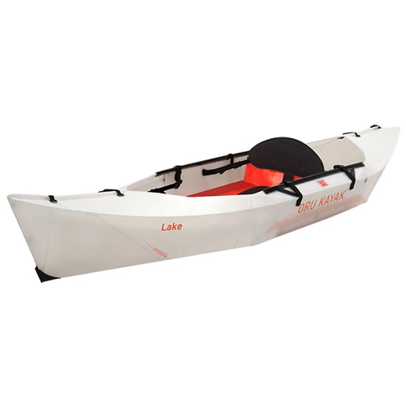 Kayak pliable de 9 pi avec pagaie Lake+ d'Oru Kayak - Blanc