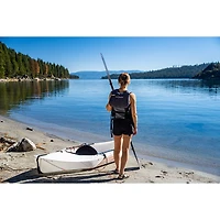 Oru Kayak Lake+ 9 ft. Foldable with Paddle - White