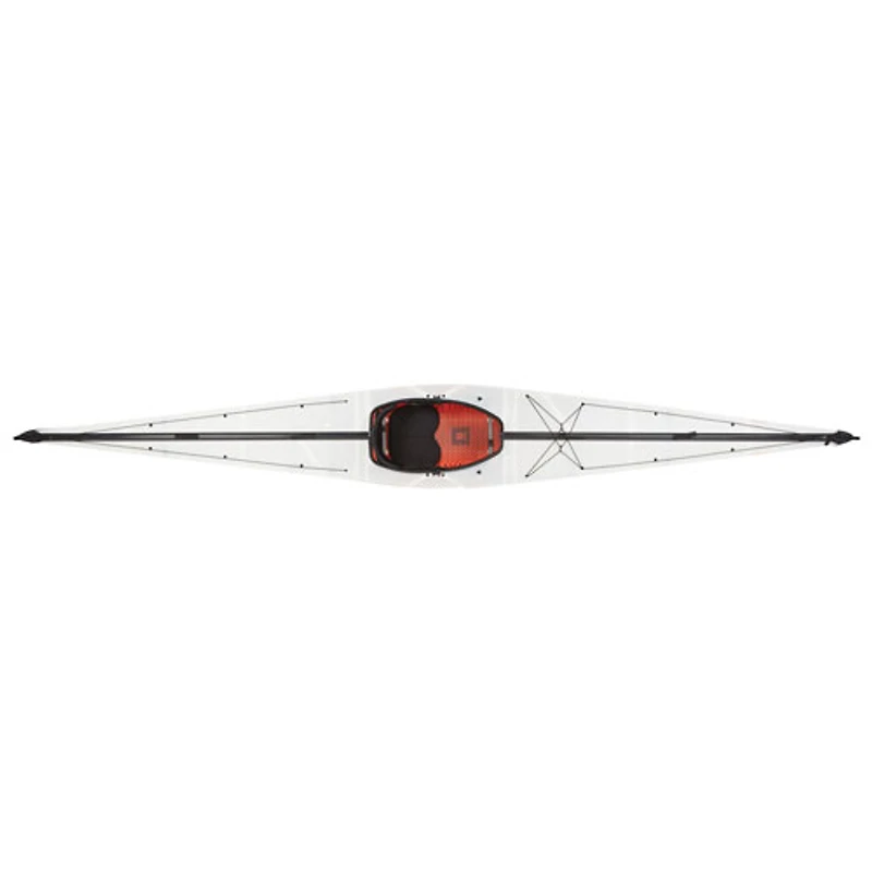 Kayak pliable de 16 pi avec pagaie Coast XT d'Oru Kayak - Blanc