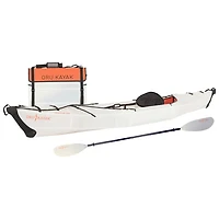 Oru Kayak Beach LT 12 ft. Foldable Kayak with Paddle - White