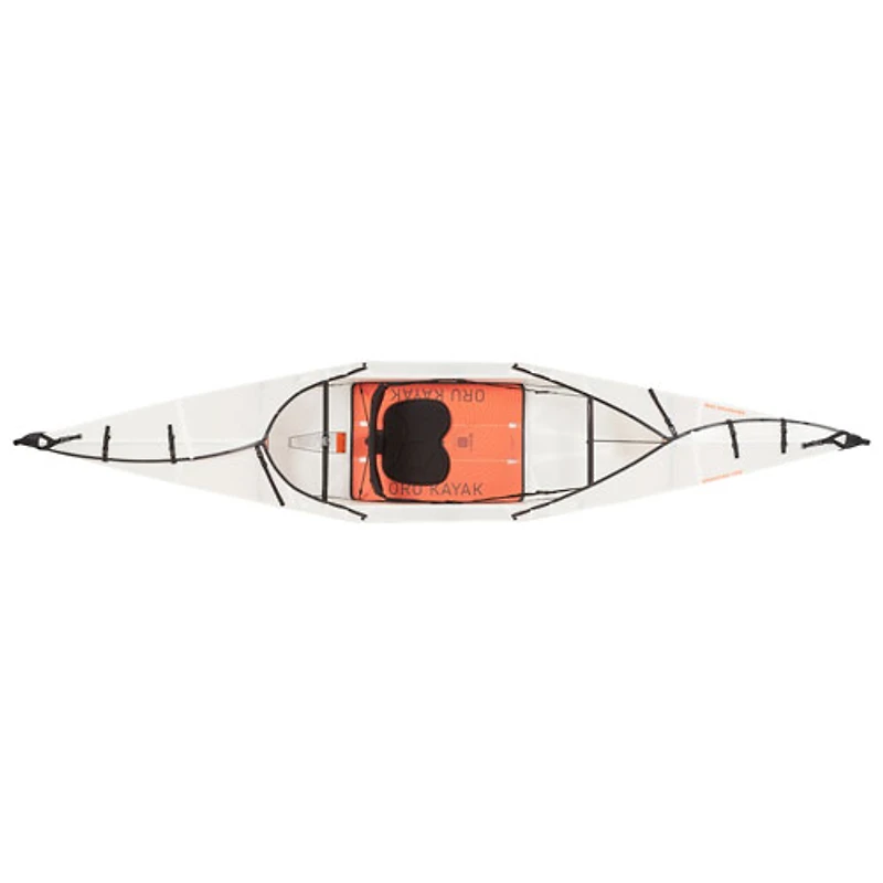 Kayak pliable de 12 pi avec pagaie Beach LT d'Oru Kayak - Blanc