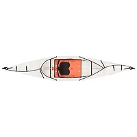 Oru Kayak Beach LT 12 ft. Foldable Kayak with Paddle - White